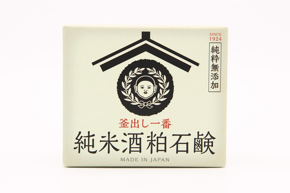 純米酒粕（さけかす）石鹸